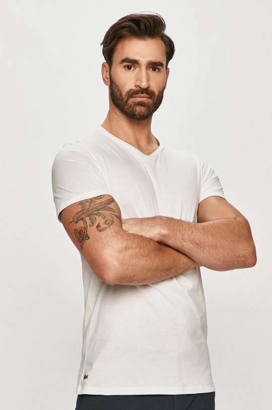 Ανδρικά Μπλουζάκια Lacoste - Μπλουζάκι μαύρο 1 Ανδρικά Μπλουζάκια Lacoste - Μπλουζάκι μαύρο