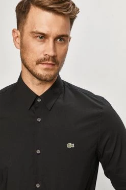 Ανδρικά Πουκάμισα Lacoste - Βαμβακερό πουκάμισο ανοιχτό μπλε -Lacoste Κατάστημα unnamed file 1016