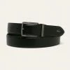 Ανδρικά Ζώνες Lacoste - Δερμάτινη ζώνη μαύρο