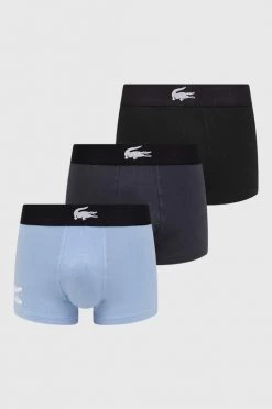 Ανδρικά Μπόξερ και σλιπ Μποξεράκια Lacoste 3-pack ναυτικό μπλε