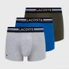 Ανδρικά Μπόξερ και σλιπ Μποξεράκια Lacoste 3-pack γκρι