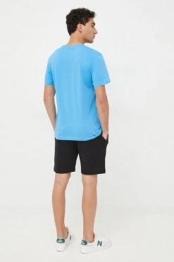 Ανδρικά Μπλουζάκια Βαμβακερό μπλουζάκι Lacoste μπλε -Lacoste Κατάστημα unnamed file 1150