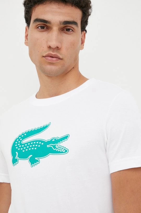 Ανδρικά Μπλουζάκια Μπλουζάκι Lacoste άσπρο 1 Ανδρικά Μπλουζάκια Μπλουζάκι Lacoste άσπρο