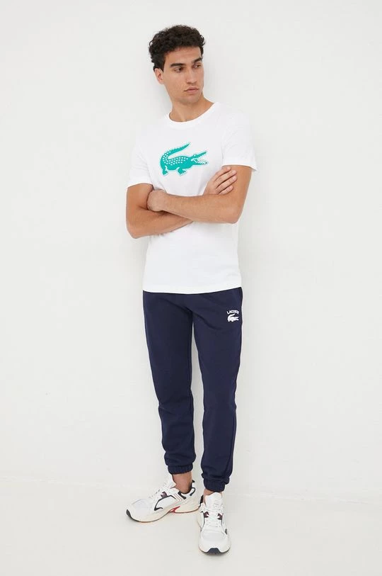 Ανδρικά Μπλουζάκια Μπλουζάκι Lacoste άσπρο 2 Ανδρικά Μπλουζάκια Μπλουζάκι Lacoste άσπρο - Image 2