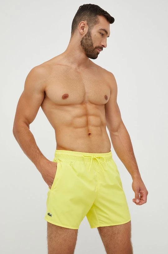 Ανδρικά Σόρτς Σορτς κολύμβησης Lacoste κίτρινο 2 Ανδρικά Σόρτς Σορτς κολύμβησης Lacoste κίτρινο - Image 2