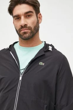 Ανδρικά Κοντά μπουφάν Μπουφάν Lacoste μαύρο, -Lacoste Κατάστημα unnamed file 1182