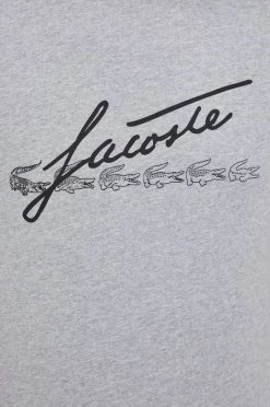 Ανδρικά Μπλουζάκια Βαμβακερό μπλουζάκι Lacoste γκρι -Lacoste Κατάστημα unnamed file 1219