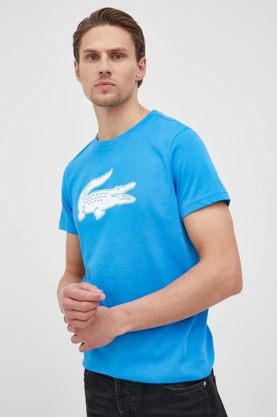 Ανδρικά Μπλουζάκια Μπλουζάκι Lacoste λευκό 4 Ανδρικά Μπλουζάκια Μπλουζάκι Lacoste λευκό - Image 4