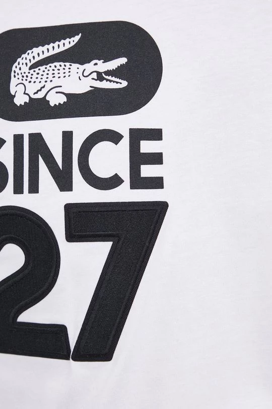 Ανδρικά Μακρυμάνικα Βαμβακερό πουκάμισο με μακριά μανίκια Lacoste άσπρο 4 Ανδρικά Μακρυμάνικα Βαμβακερό πουκάμισο με μακριά μανίκια Lacoste άσπρο - Image 4