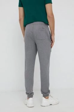 Ανδρικά Παντελόνια φόρμας Βαμβακερό παντελόνι Lacoste χρώμα: γκρι -Lacoste Κατάστημα unnamed file 1287