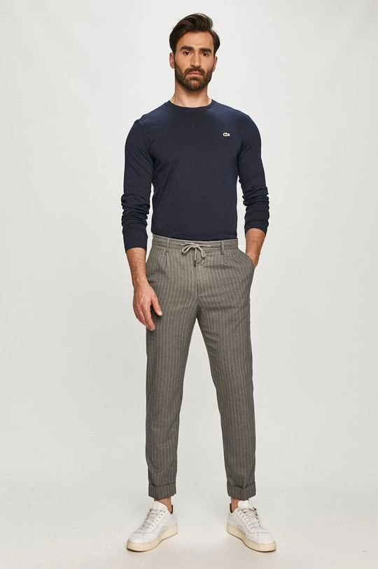 Ανδρικά Μακρυμάνικα Βαμβακερή μπλούζα με μακριά μανίκια Lacoste ναυτικό μπλε 2 Ανδρικά Μακρυμάνικα Βαμβακερή μπλούζα με μακριά μανίκια Lacoste ναυτικό μπλε - Image 2