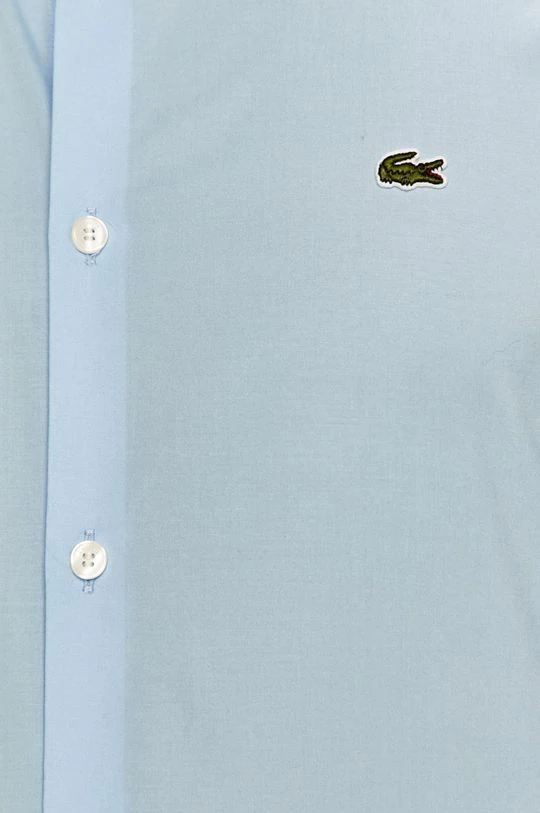Ανδρικά Πουκάμισα Lacoste - Βαμβακερό πουκάμισο ανοιχτό μπλε 2 Ανδρικά Πουκάμισα Lacoste - Βαμβακερό πουκάμισο ανοιχτό μπλε - Image 2