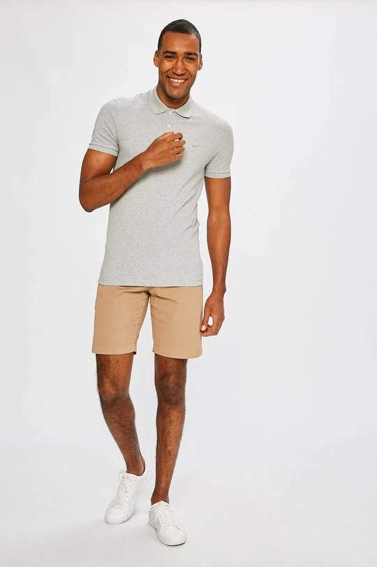 Ανδρικά Πόλο μπλουζάκια Lacoste - Πόλο γκρί 2 Ανδρικά Πόλο μπλουζάκια Lacoste - Πόλο γκρί - Image 2