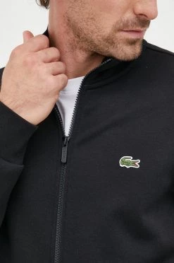 Ανδρικά Με φερμουάρ Μπλούζα Lacoste μαύρο, -Lacoste Κατάστημα unnamed file 1363