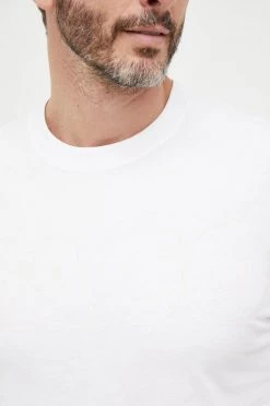 Ανδρικά Μπλουζάκια Βαμβακερό μπλουζάκι Lacoste άσπρο -Lacoste Κατάστημα unnamed file 1377