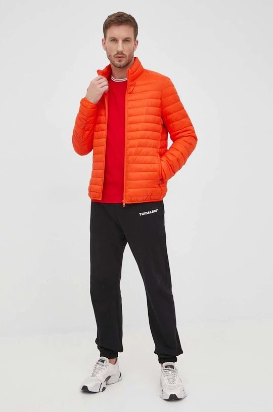 Ανδρικά Μπλουζάκια Βαμβακερό μπλουζάκι Lacoste κόκκινο 2 Ανδρικά Μπλουζάκια Βαμβακερό μπλουζάκι Lacoste κόκκινο - Image 2