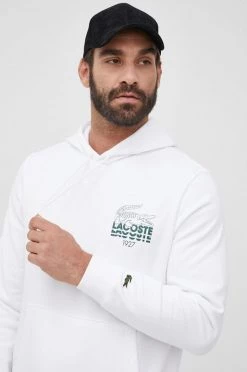 Ανδρικά Χωρίς φερμουάρ Βαμβακερή μπλούζα Lacoste χρώμα: άσπρο, 8 Ανδρικά Χωρίς φερμουάρ Βαμβακερή μπλούζα Lacoste χρώμα: άσπρο, -Lacoste Κατάστημα unnamed file 1437