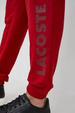 Ανδρικά Παντελόνια φόρμας Παντελόνι Lacoste χρώμα: κόκκινο -Lacoste Κατάστημα unnamed file 1455