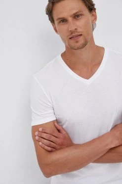 Ανδρικά Μπλουζάκια Βαμβακερό μπλουζάκι Lacoste άσπρο -Lacoste Κατάστημα unnamed file 1465