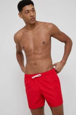 Ανδρικά Σόρτς Σορτς κολύμβησης Lacoste κόκκινο