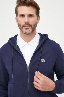 Ανδρικά Με φερμουάρ Μπλούζα Lacoste ναυτικό μπλε, -Lacoste Κατάστημα unnamed file 161