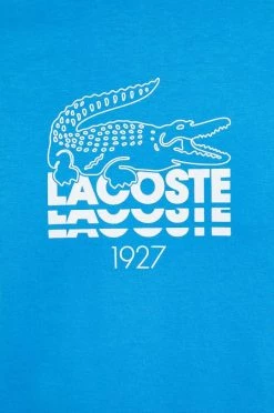 Ανδρικά Μπλουζάκια Βαμβακερό μπλουζάκι Lacoste μπλε -Lacoste Κατάστημα unnamed file 1635
