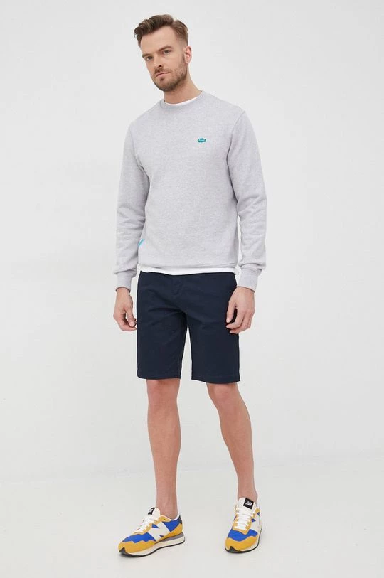 Ανδρικά Χωρίς φερμουάρ Μπλούζα Lacoste χρώμα: γκρι, 2 Ανδρικά Χωρίς φερμουάρ Μπλούζα Lacoste χρώμα: γκρι, - Image 2