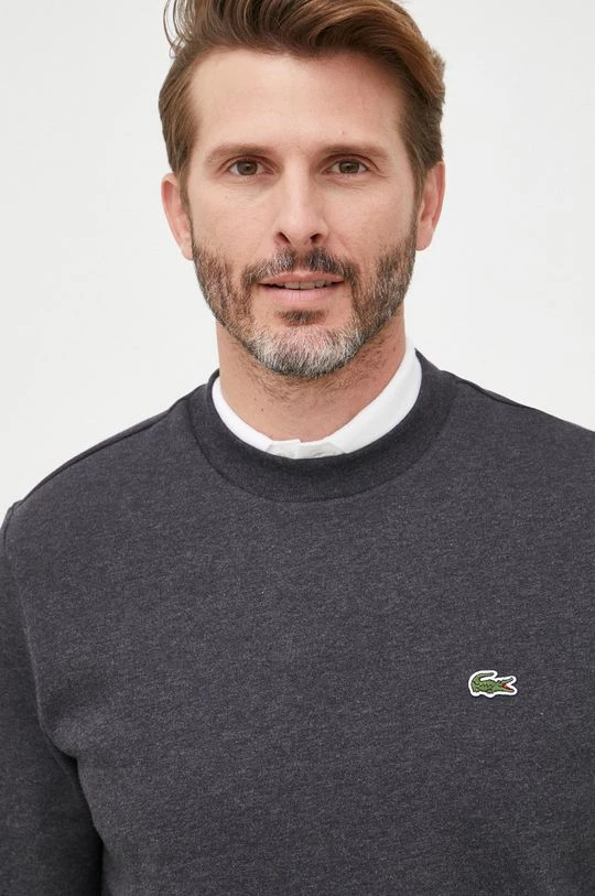 Ανδρικά Χωρίς φερμουάρ Μπλούζα Lacoste γκρι, 4 Ανδρικά Χωρίς φερμουάρ Μπλούζα Lacoste γκρι, - Image 4