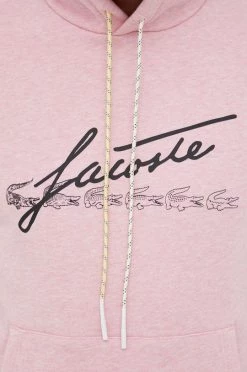 Ανδρικά Χωρίς φερμουάρ Βαμβακερή μπλούζα Lacoste χρώμα: ροζ, -Lacoste Κατάστημα unnamed file 1664