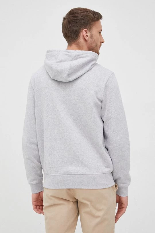 Ανδρικά Χωρίς φερμουάρ Βαμβακερή μπλούζα Lacoste χρώμα: γκρι, 3 Ανδρικά Χωρίς φερμουάρ Βαμβακερή μπλούζα Lacoste χρώμα: γκρι, - Image 3