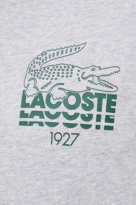 Ανδρικά Χωρίς φερμουάρ Βαμβακερή μπλούζα Lacoste χρώμα: γκρι, 6 Ανδρικά Χωρίς φερμουάρ Βαμβακερή μπλούζα Lacoste χρώμα: γκρι, - Image 6