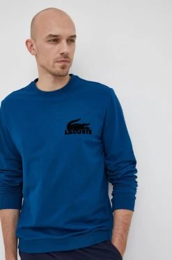 Ανδρικά Χωρίς φερμουάρ Μπλούζα Lacoste τιρκουάζ,