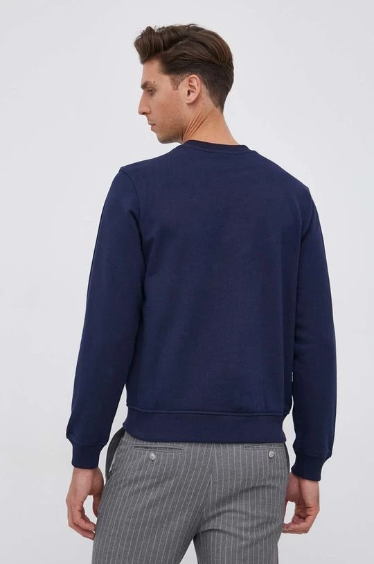 Ανδρικά Χωρίς φερμουάρ Βαμβακερή μπλούζα Lacoste χρώμα: ναυτικό μπλε 3 Ανδρικά Χωρίς φερμουάρ Βαμβακερή μπλούζα Lacoste χρώμα: ναυτικό μπλε - Image 3