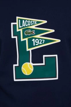 Ανδρικά Χωρίς φερμουάρ Βαμβακερή μπλούζα Lacoste χρώμα: ναυτικό μπλε -Lacoste Κατάστημα unnamed file 1714