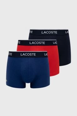 Ανδρικά Μπόξερ και σλιπ Lacoste - Μποξεράκια (3-pack) (3-pack) κόκκινο
