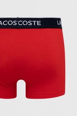 Ανδρικά Μπόξερ και σλιπ Lacoste - Μποξεράκια (3-pack) (3-pack) κόκκινο -Lacoste Κατάστημα unnamed file 1722