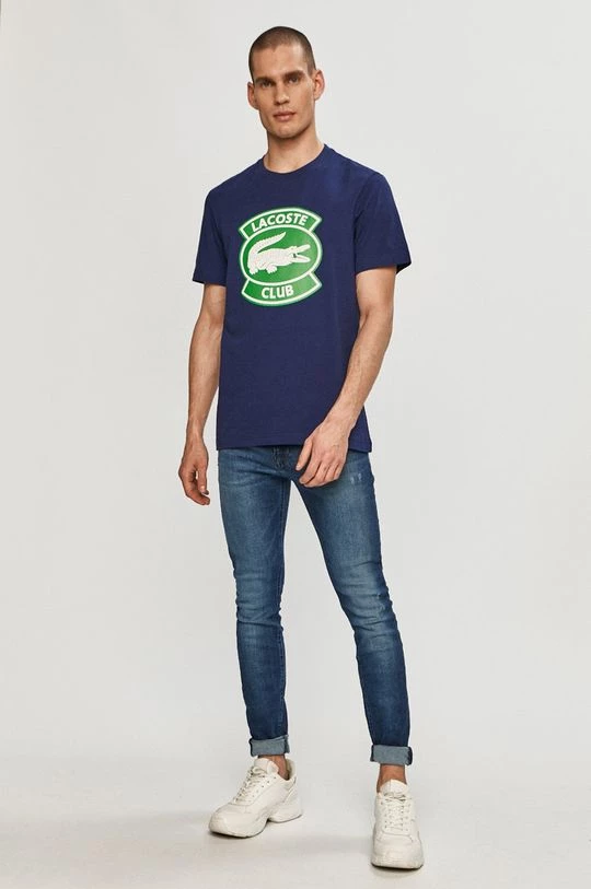 Ανδρικά Μπλουζάκια Lacoste - Μπλουζάκι κόκκινο 2 Ανδρικά Μπλουζάκια Lacoste - Μπλουζάκι κόκκινο - Image 2