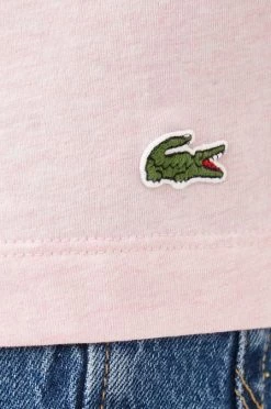 Ανδρικά Μπλουζάκια Βαμβακερό μπλουζάκι Lacoste ροζ -Lacoste Κατάστημα unnamed file 1773