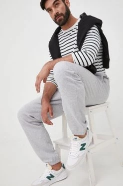 Ανδρικά Παντελόνια φόρμας Παντελόνι Lacoste χρώμα: γκρι