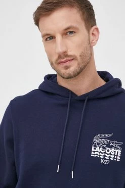 Ανδρικά Χωρίς φερμουάρ Βαμβακερή μπλούζα Lacoste χρώμα: ναυτικό μπλε, -Lacoste Κατάστημα unnamed file 227