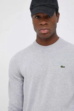 Ανδρικά Χωρίς φερμουάρ Lacoste - Πουλόβερ ανοιχτό γκρι -Lacoste Κατάστημα unnamed file 232