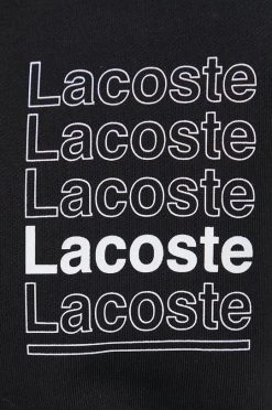 Ανδρικά Χωρίς φερμουάρ Βαμβακερή μπλούζα Lacoste χρώμα: μαύρο -Lacoste Κατάστημα unnamed file 238