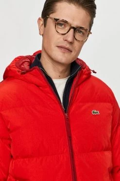 Ανδρικά Κοντά μπουφάν Lacoste - Μπουφάν με επένδυση από πούπουλα κόκκινο -Lacoste Κατάστημα unnamed file 242