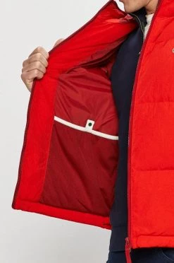 Ανδρικά Κοντά μπουφάν Lacoste - Μπουφάν με επένδυση από πούπουλα κόκκινο -Lacoste Κατάστημα unnamed file 244