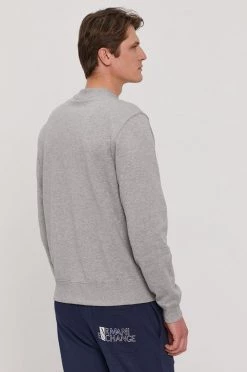 Ανδρικά Χωρίς φερμουάρ Lacoste - Βαμβακερή μπλούζα ανοιχτό γκρι -Lacoste Κατάστημα unnamed file 257