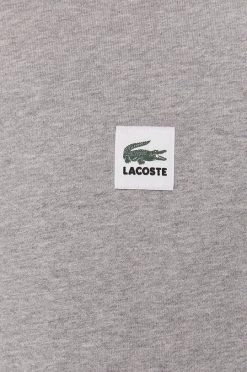 Ανδρικά Χωρίς φερμουάρ Lacoste - Βαμβακερή μπλούζα ανοιχτό γκρι -Lacoste Κατάστημα unnamed file 259