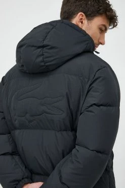 Ανδρικά Κοντά μπουφάν Μπουφάν με επένδυση από πούπουλα Lacoste χρώμα: μαύρο,