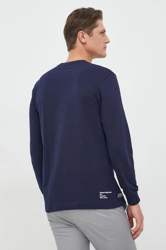 Ανδρικά Μακρυμάνικα Βαμβακερή μπλούζα με μακριά μανίκια Lacoste ναυτικό μπλε 3 Ανδρικά Μακρυμάνικα Βαμβακερή μπλούζα με μακριά μανίκια Lacoste ναυτικό μπλε - Image 3