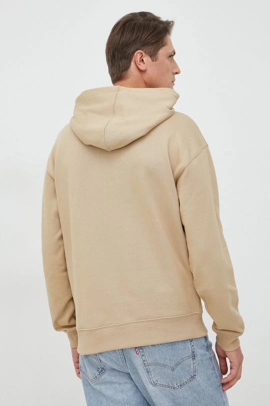 Ανδρικά Χωρίς φερμουάρ Βαμβακερή μπλούζα Lacoste μπεζ, με κουκούλα 3 Ανδρικά Χωρίς φερμουάρ Βαμβακερή μπλούζα Lacoste μπεζ, με κουκούλα - Image 3