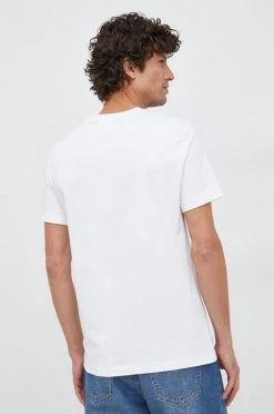 Ανδρικά Μπλουζάκια Βαμβακερό μπλουζάκι Lacoste άσπρο -Lacoste Κατάστημα unnamed file 331